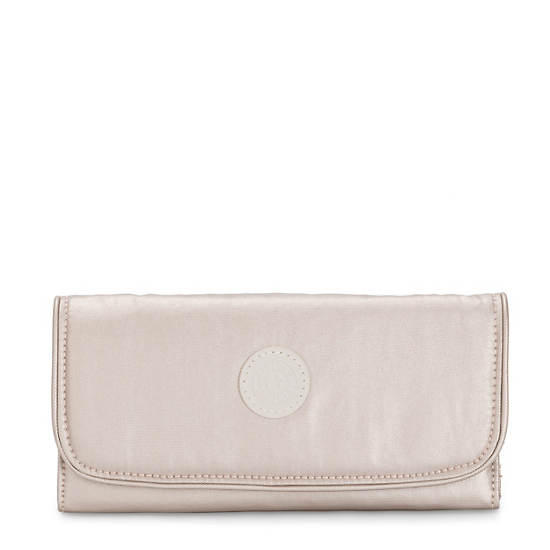 Kipling Money Land Metallic Snap Wallets Metallic Glow | CA 1787TC